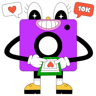 Instagram-Maskottchen