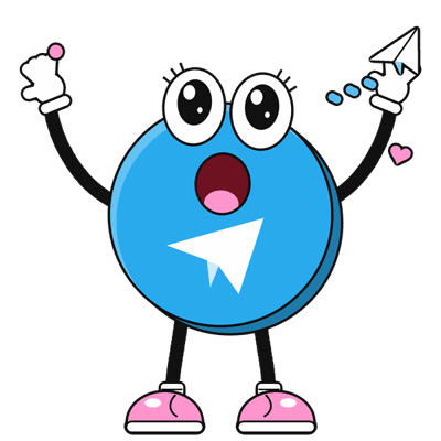 Telegram mascot