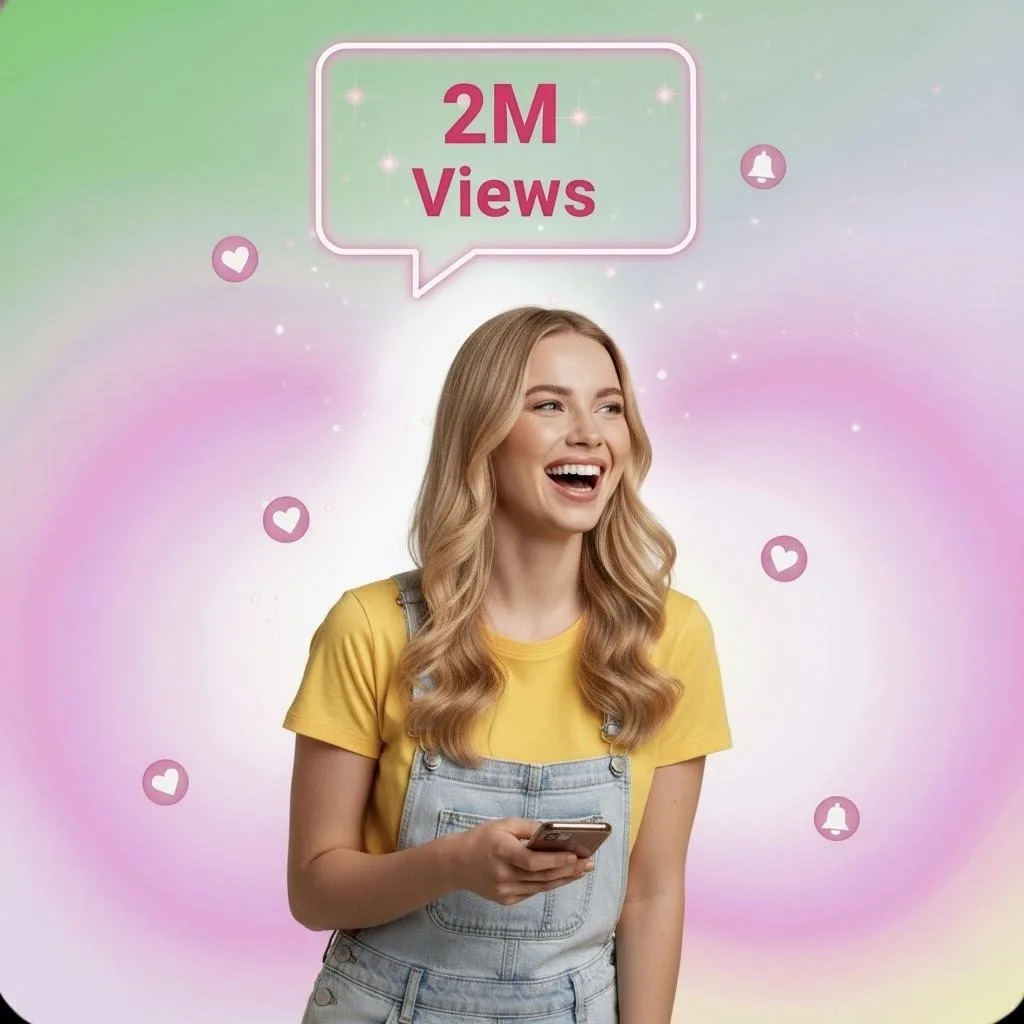 YouTube views promotional artwork