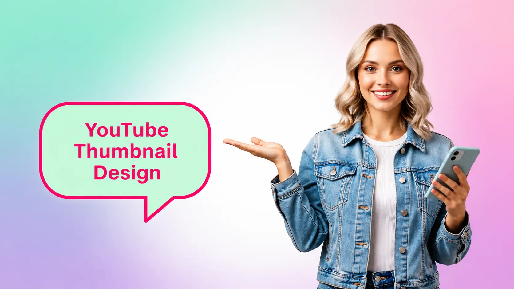 YouTube thumbnail design promotional artwork