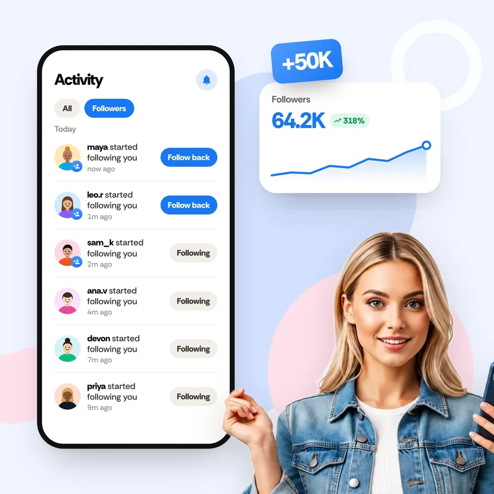 Track your Facebook Followers order