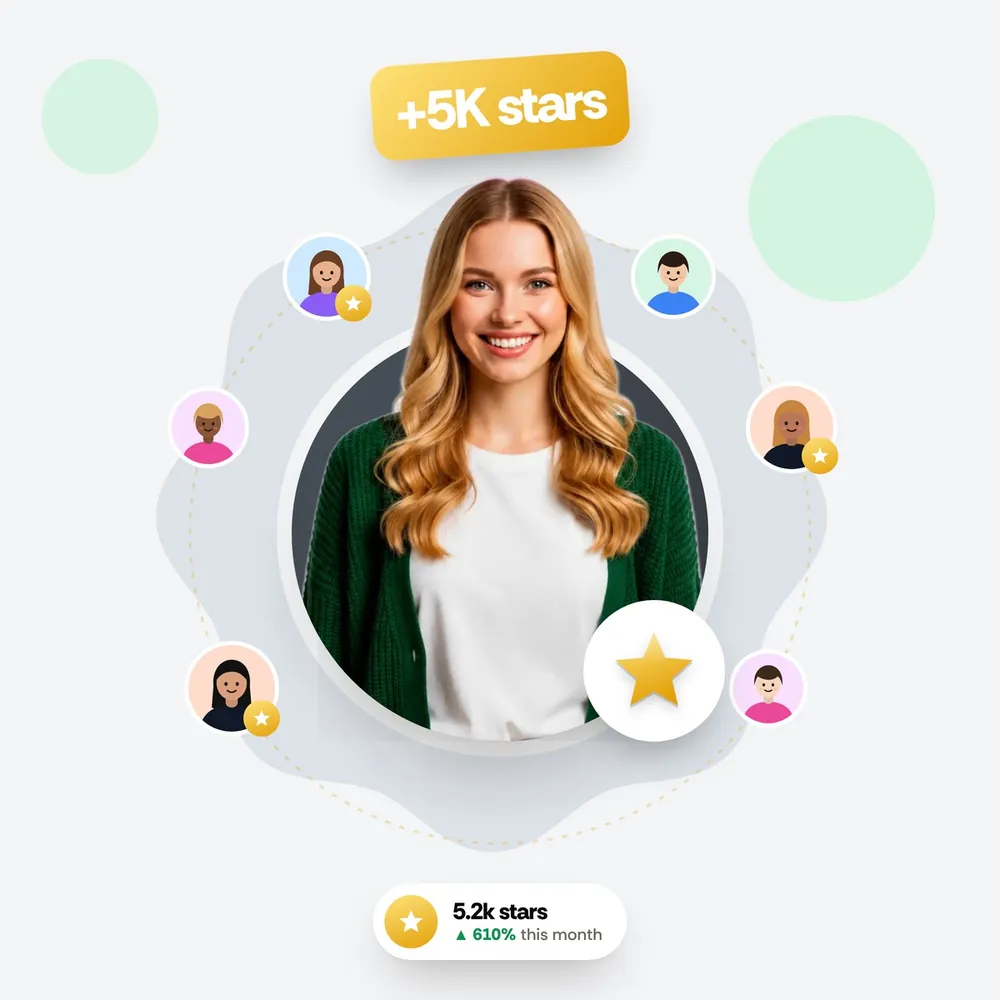 GitHub Stars delivered by Reachism
