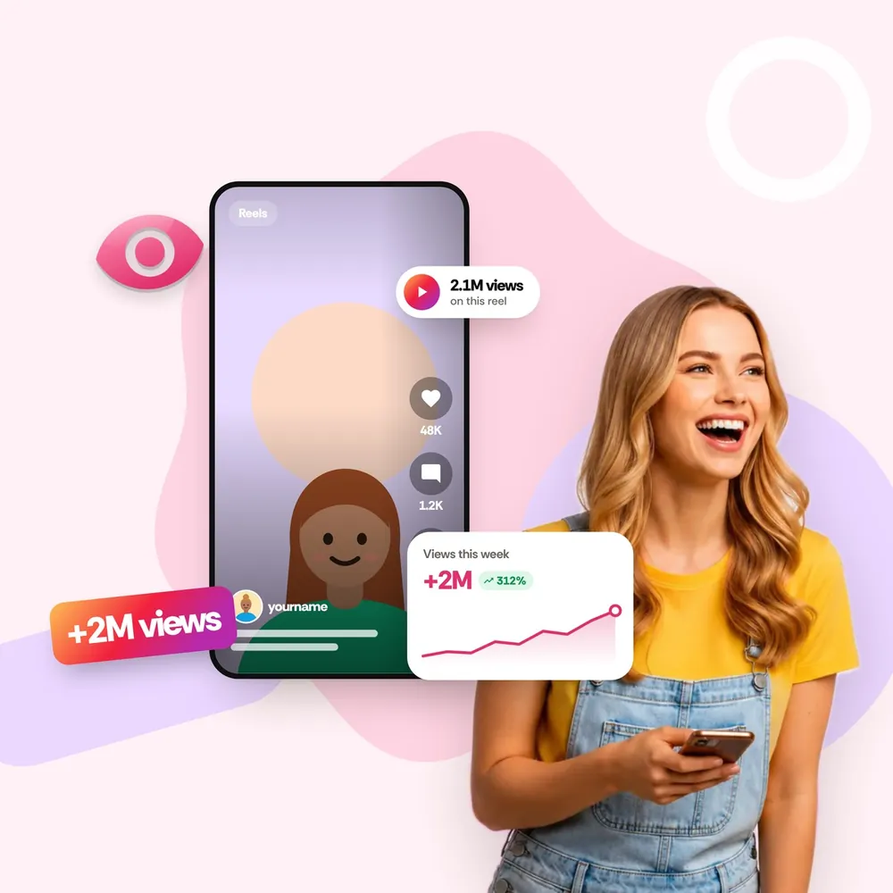 Instagram-Aufrufe kaufen – Paket mit 2 Millionen echten Instagram-Aufrufen