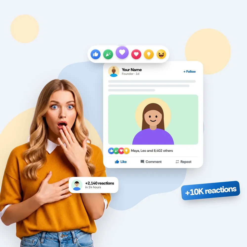 Buy LinkedIn Reactions