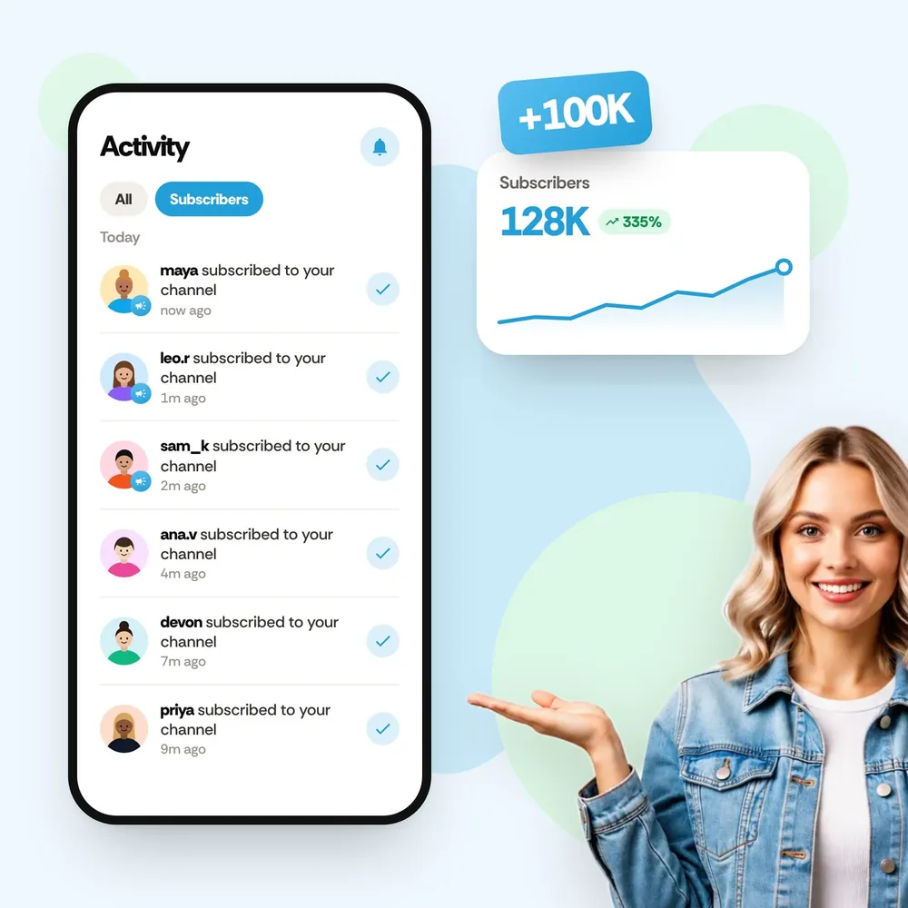 Track your Telegram Channel Subscribers order