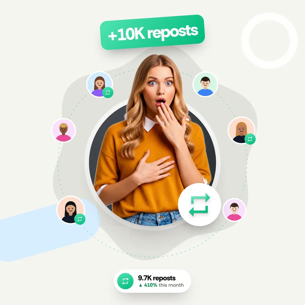 Twitter (X) Retweets delivered by Reachism